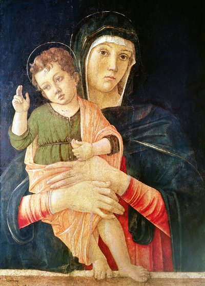 The Virgin and Child Blessing, 1460-70 by Giovanni Bellini